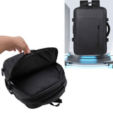 Vacuum Backpack with Pump Anti Theft Lock Expandable Travel Compression Backpack Laptop Backpack Dry and Wet Separation for Women Men Splashproof
