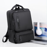 Laptop Backpack Waterproofing Oxford Cloth 20-35L 15.6 Inch Computer Bag Men Travel Business Backpack for College Work Black
