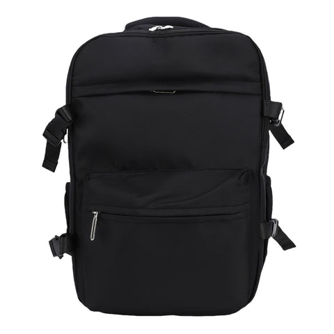 Vacuum Backpack 27L Large Capacity Water Proof 180 Degree Opening Compression Backpack with Pump for Travel Business Black