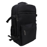 Vacuum Backpack 27L Large Capacity Water Proof 180 Degree Opening Compression Backpack with Pump for Travel Business Black