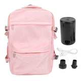 Vacuum Backpack 27L Large Capacity Water Proof 180 Degree Opening Compression Backpack with Pump for Travel Business Roseate In Australia - Darrahopens