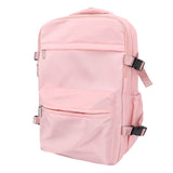 Vacuum Backpack 27L Large Capacity Water Proof 180 Degree Opening Compression Backpack with Pump for Travel Business Roseate