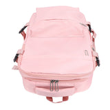 Vacuum Backpack 27L Large Capacity Water Proof 180 Degree Opening Compression Backpack with Pump for Travel Business Roseate