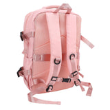 Vacuum Backpack 27L Large Capacity Water Proof 180 Degree Opening Compression Backpack with Pump for Travel Business Roseate