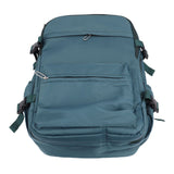 Vacuum Backpack 27L Large Capacity Water Proof 180 Degree Opening Compression Backpack with Pump for Travel Business Peacock Blue