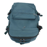Vacuum Backpack 27L Large Capacity Water Proof 180 Degree Opening Compression Backpack with Pump for Travel Business Peacock Blue