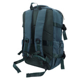 Vacuum Backpack 27L Large Capacity Water Proof 180 Degree Opening Compression Backpack with Pump for Travel Business Peacock Blue