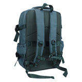 Vacuum Backpack 27L Large Capacity Water Proof 180 Degree Opening Compression Backpack with Pump for Travel Business Peacock Blue
