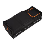 Large Trunk Organizer 105L Multi Compartment Car Organizer with Leakproof Cooler Bag Removable Dividers Foldable Cover for Camping
