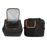 Large Trunk Organizer 105L Multi Compartment Car Organizer with Leakproof Cooler Bag Removable Dividers Foldable Cover for Camping