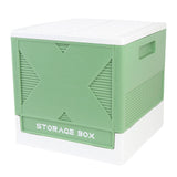 Toys Storage Box with Building Baseplate 37L Stackable Foldable Building Blocks Organizer Storage Container for Home Green In Australia - Darrahopens