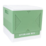 Toys Storage Box with Building Baseplate 37L Stackable Foldable Building Blocks Organizer Storage Container for Home Green In Australia - Darrahopens