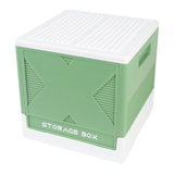 Toys Storage Box with Building Baseplate 37L Stackable Foldable Building Blocks Organizer Storage Container for Home Green In Australia - Darrahopens