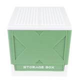 Toys Storage Box with Building Baseplate 37L Stackable Foldable Building Blocks Organizer Storage Container for Home Green