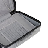 Document Box Multi Compartment Fire Proof Water Proof Shock Proof Document Hard Case with Combination Lock for Money Passport Certificates
