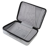 Document Box Multi Compartment Fire Proof Water Proof Shock Proof Document Hard Case with Combination Lock for Money Passport Certificates