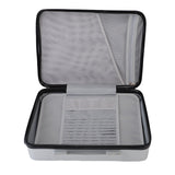 Document Box Multi Compartment Fire Proof Water Proof Shock Proof Document Hard Case with Combination Lock for Money Passport Certificates