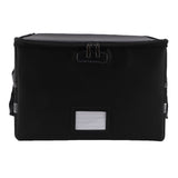 Fireproof Document Box Water Proof Antistatic Reflective Stripe Portable File Box with Lock for CD DVD USB Photos