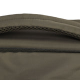 Vacuum Compression Backpack Expandable Water Proof Wet Dry Separation Carry On Backpack with Laptop Compartment Lock for Business Travel Green