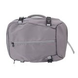 Vacuum Compression Backpack Expandable Water Proof Wet Dry Separation Carry On Backpack with Laptop Compartment Lock for Business Travel Grey