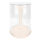 Doll Rotating Clear Display Case Transparent Figures Doll Protective Storage Box for Doll Collection White In Australia - Darrahopens