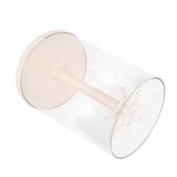 Doll Rotating Clear Display Case Transparent Figures Doll Protective Storage Box for Doll Collection White