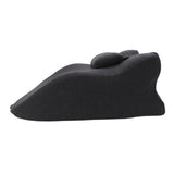 Wedge Prone Pillow Multifunctional Ergonomic Memory Foam Bed Sitting Up Reading Pillow for Headboard Washable