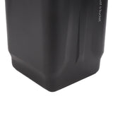 Kitchen Trash Can with Lid PP Garbage Can Waste Basket with Handle for Bathroom Bedroom Office Living Room Black