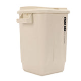 Kitchen Trash Can with Lid PP Garbage Can Waste Basket with Handle for Bathroom Bedroom Office Living Room White In Australia - Darrahopens