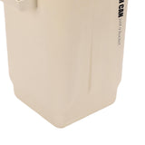 Kitchen Trash Can with Lid PP Garbage Can Waste Basket with Handle for Bathroom Bedroom Office Living Room White