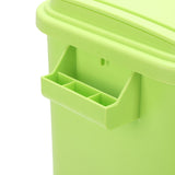 Kitchen Trash Can with Lid PP Garbage Can Waste Basket with Handle for Bathroom Bedroom Office Living Room Green In Australia - Darrahopens