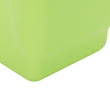 Kitchen Trash Can with Lid PP Garbage Can Waste Basket with Handle for Bathroom Bedroom Office Living Room Green