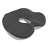 Seat Cushion with Lumbar Support Memory Foam Slow Rebound Anti Slip Breathable Office Chair Cushion for Long Sitting in Car Home Gray Regular Style In Australia - Darrahopens