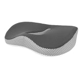 Seat Cushion Memory Foam Slow Rebound Cushion with Washable Cover for Office Chair Car Seat Long Sitting Workers Dark Grey 46x38x11cm / 18.11x14.96x4.33in