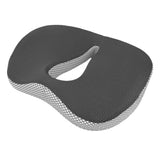 Seat Cushion Memory Foam Slow Rebound Cushion with Washable Cover for Office Chair Car Seat Long Sitting Workers Dark Grey 46x38x11cm / 18.11x14.96x4.33in