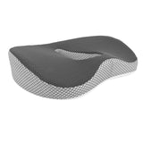 Seat Cushion Memory Foam Slow Rebound Cushion with Washable Cover for Office Chair Car Seat Long Sitting Workers Dark Grey 46x38x11cm / 18.11x14.96x4.33in