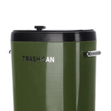 Tall Trash Can with Wheel Legs 15L Large Capacity Narrow Garbage Can for Kitchen Bathroom Living Room Office Green In Australia - Darrahopens