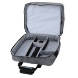 DJ Mixer Bag with Removable Divider Padded Protection Audio Mixer Carrying Case for Microphone Cable Music Equipment