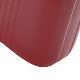 Hanging Trash Can Wide Opening Space Saving Under Counter Small Waste Bin with Press Ring for Kitchen Bathroom Red