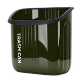 Hanging Trash Can Wide Opening Space Saving Under Counter Small Waste Bin with Press Ring for Kitchen Bathroom OD Green In Australia - Darrahopens