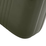 Hanging Trash Can Wide Opening Space Saving Under Counter Small Waste Bin with Press Ring for Kitchen Bathroom OD Green