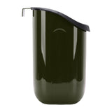 Hanging Trash Can Wide Opening Space Saving Under Counter Small Waste Bin with Press Ring for Kitchen Bathroom OD Green