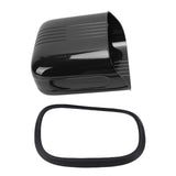 Hanging Trash Can Wide Opening Space Saving Under Counter Small Waste Bin with Press Ring for Kitchen Bathroom Black