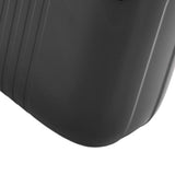 Hanging Trash Can Wide Opening Space Saving Under Counter Small Waste Bin with Press Ring for Kitchen Bathroom Black