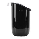 Hanging Trash Can Wide Opening Space Saving Under Counter Small Waste Bin with Press Ring for Kitchen Bathroom Black