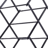 Clothes Drying Rack Expandable Carbon Steel 3 Tier Foldable Portable Laundry Rack for Clothing Towels Black