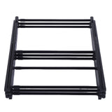 Clothes Drying Rack Expandable Carbon Steel 3 Tier Foldable Portable Laundry Rack for Clothing Towels Black