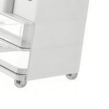 Makeup Organizer with Drawers Countertop Cosmetic Display Case with Brush Holder for Bathroom Countertop Skincare Perfume White In Australia - Darrahopens