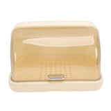 Dish Drying Box Multifunctional Space Saving Dish Drainer with Lid Plastic Cups Storage Rack for Kitchen Accessories L Beige