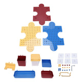 Pegboard Wall Organizer Wall Mount Shelf Modular Display Peg Board Panels with Accessories for Home Entryway Red Yellow Blue In Australia - Darrahopens